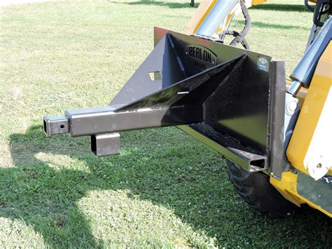 skid steer attachment rack for trailer|forklift attachments usa made.